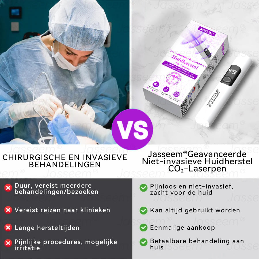𝐉𝐚𝐬𝐬𝐞𝐞𝐦®𝐆𝐞𝐚𝐯𝐚𝐧𝐜𝐞𝐞𝐫𝐝𝐞 𝐍𝐢𝐞𝐭-𝐢𝐧𝐯𝐚𝐬𝐢𝐞𝐯𝐞 𝐇𝐮𝐢𝐝𝐡𝐞𝐫𝐬𝐭𝐞𝐥 𝐂𝐎₂-𝐋𝐚𝐬𝐞𝐫𝐩𝐞𝐧(Verwijdert op milde wijze wratten, moedervlekken, ouderdomsvlekken en huidflapjes – zonder pijn en zonder gedoe!)🌼💖