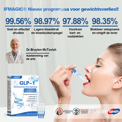 𝐈𝐅𝐌𝐀𝐆𝐈𝐂® 𝐆𝐋𝐏-𝟏 𝐏𝐫𝐨 𝐆𝐞𝐰𝐢𝐜𝐡𝐭𝐬𝐯𝐞𝐫𝐥𝐢𝐞𝐬 𝐎𝐫𝐚𝐥𝐞 𝐎𝐩𝐥𝐨𝐬𝐬𝐢𝐧𝐠🌼💖Eén dosis per dag - zie resultaten in 7 dagen⏱️Geschikt voor obesitas, hart- en vaatziekten, diabetes, slaapapneu, hoog cholesterol en bloedlipiden, gewrichtsproblemen en diverse andere aandoeningen💧
